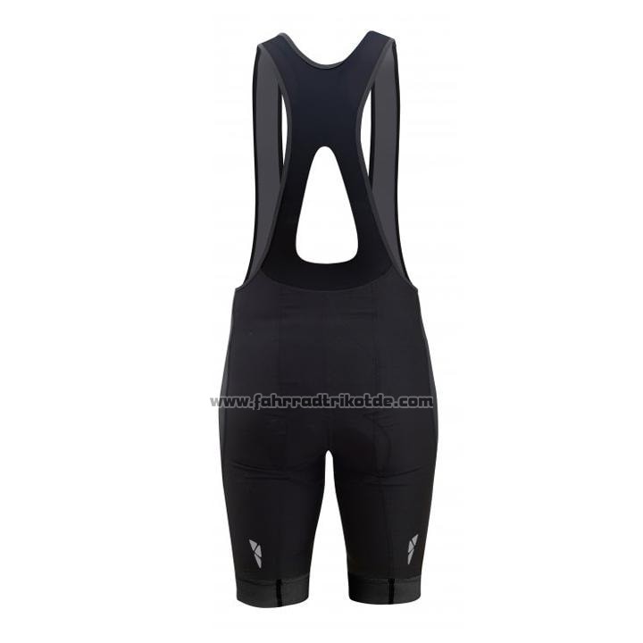 2020 Fahrradbekleidung One Way Shwarz Gelb Trikot Kurzarm und Tragerhose